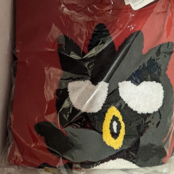 New Sanrio Badtz Maru Grey Fleece Hoodie - Picture 5 of 7